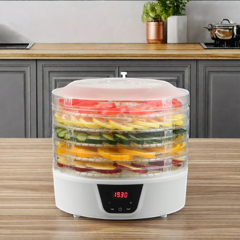 Dehydrator Tray Electric - Nut Muoom Kokosnuss-Frucht-Trockner Lebensmittel-Dehydrator mit Ablagen