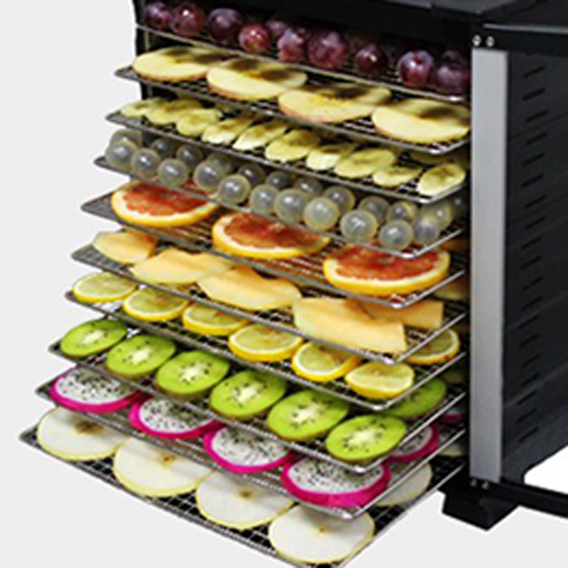 Dehydrator Tray Electric - 10 tabletts Dörrgerät Haushalt Edelstahl Schnelle