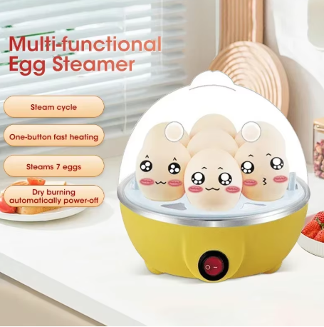 Egg Cooker Rapid - Elektrischer Eierkocher für Einzel-Eier, Mini-Dampfgarer, Schnelles