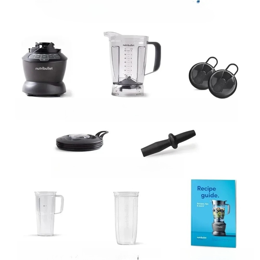 Kitchen Appliances Combo - L Mixer-Kombination für 1200 Watt dunkelgraue