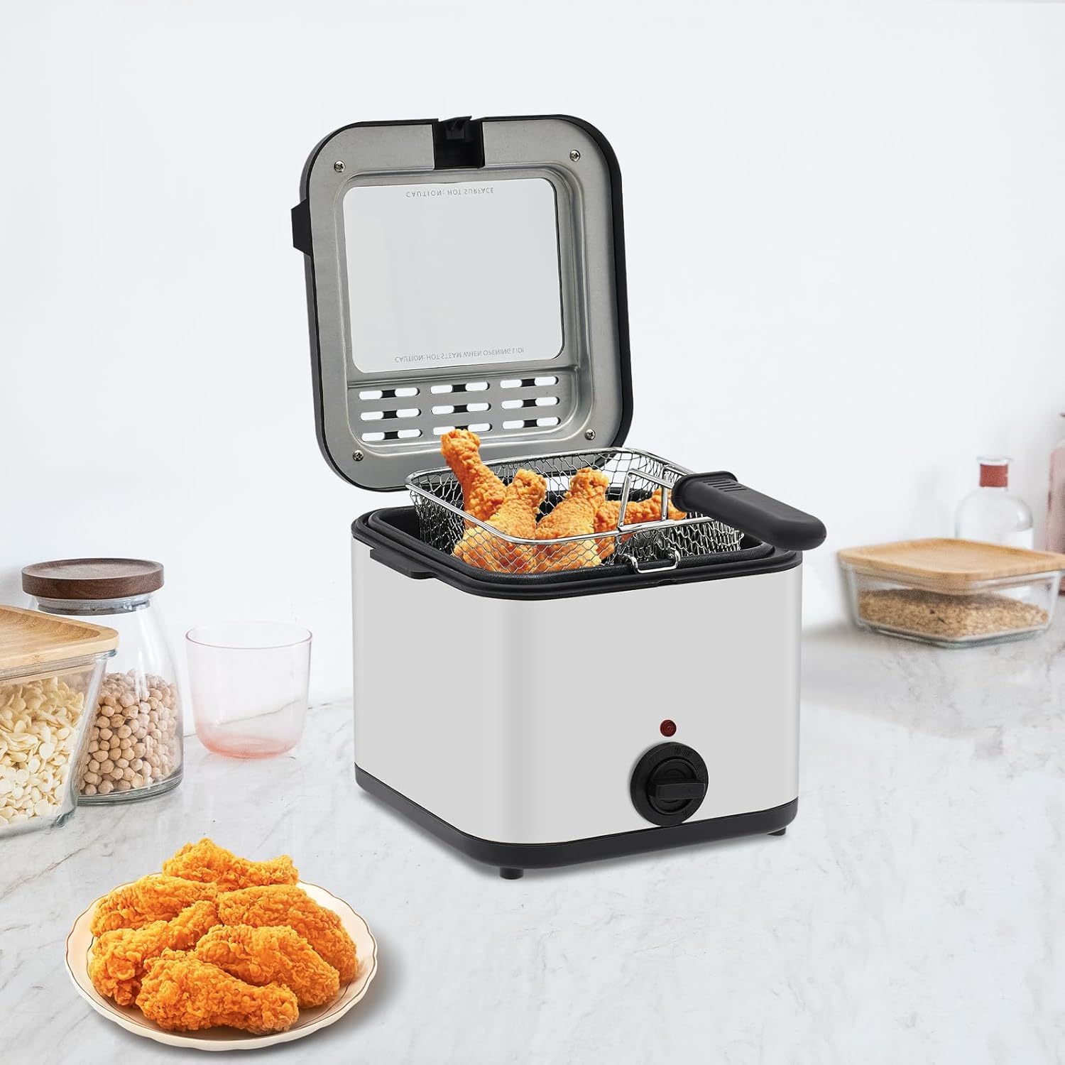 Elektrische Tischfritteuse, 2, – Kitchen Appliances For Home Bewertung und Preis