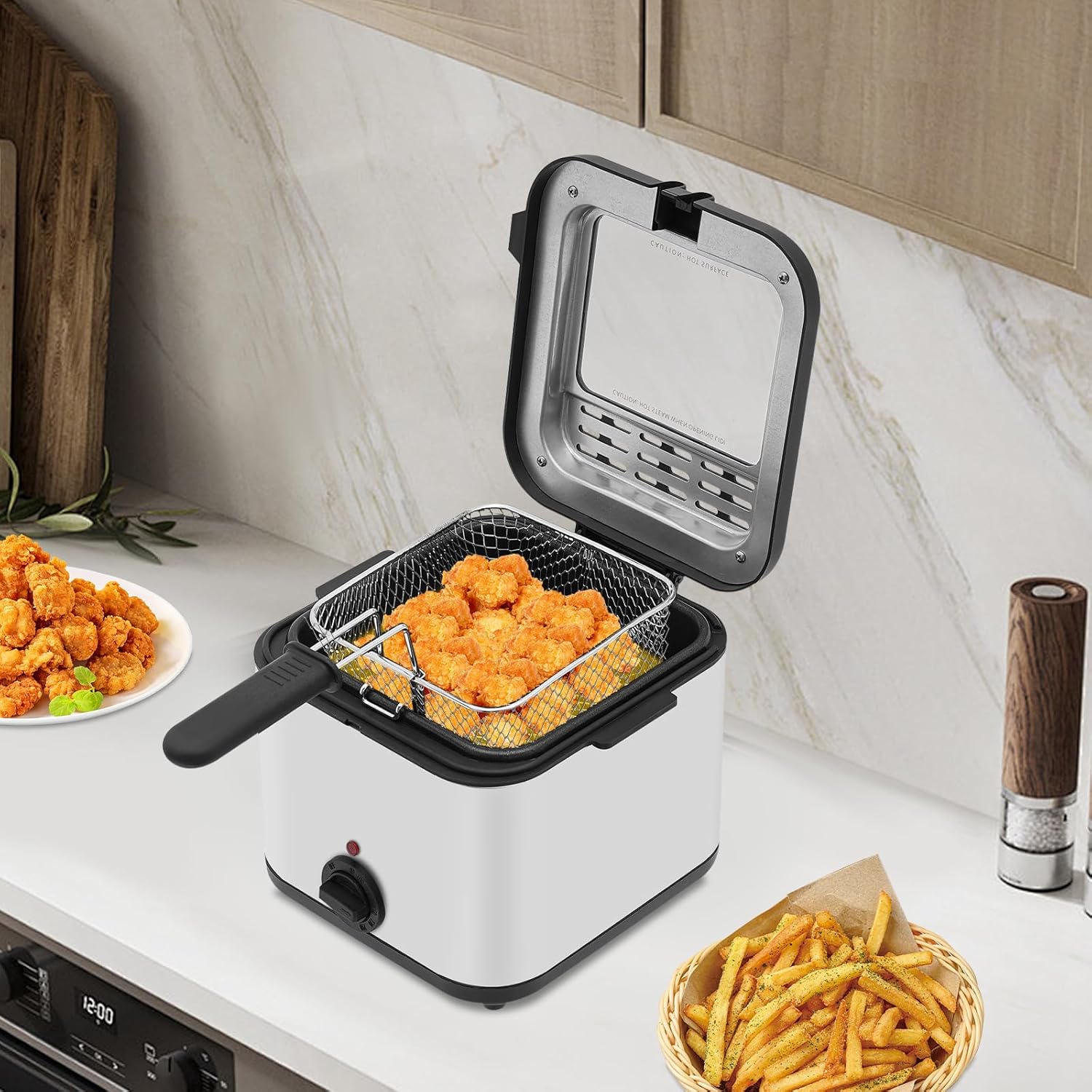 Elektrische Tischfritteuse, 2, – Kitchen Appliances For Home Bewertung und Preis
